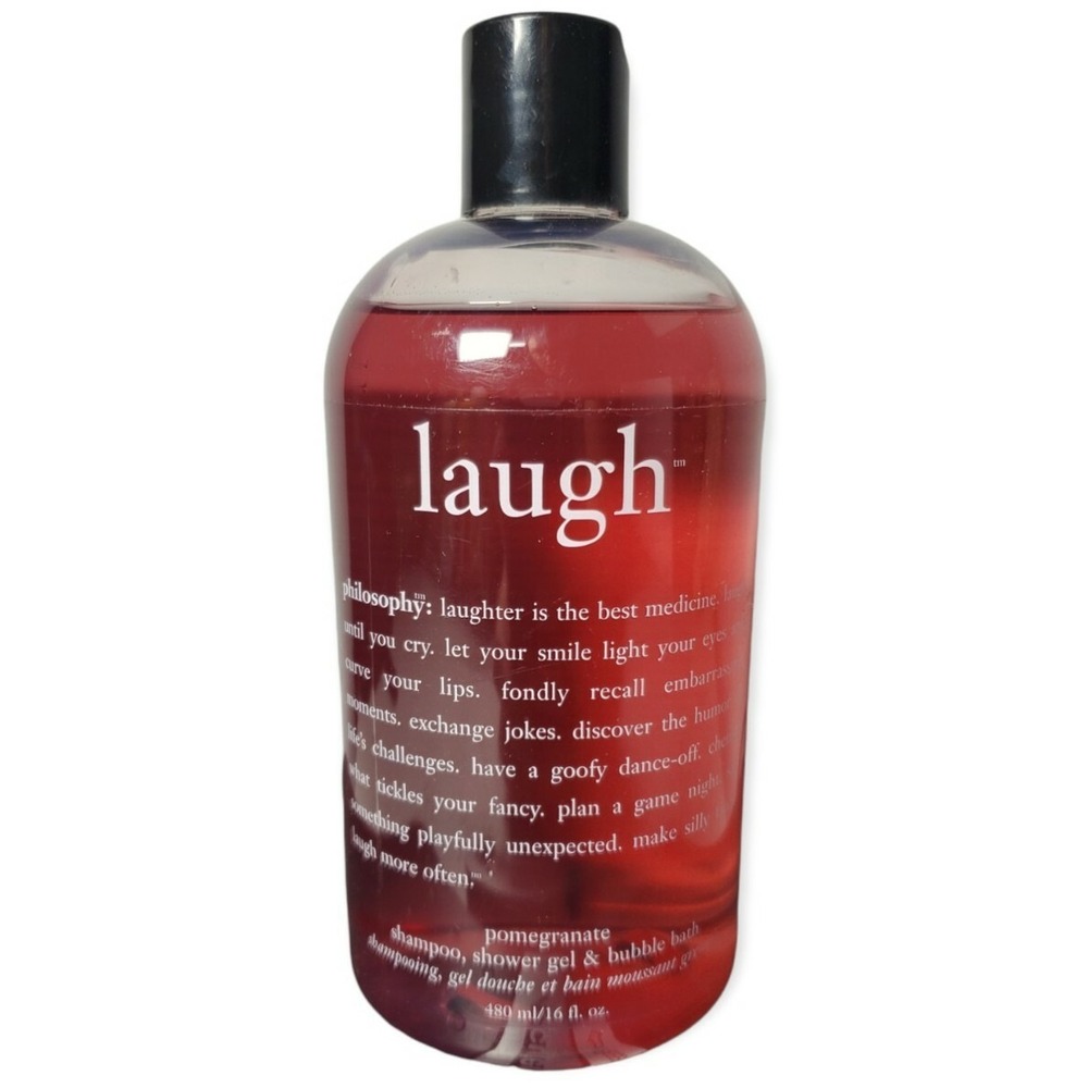 RARE PHILOSOPHY Laugh Shampoo Bubble Bath Shower Gel 16 OZ